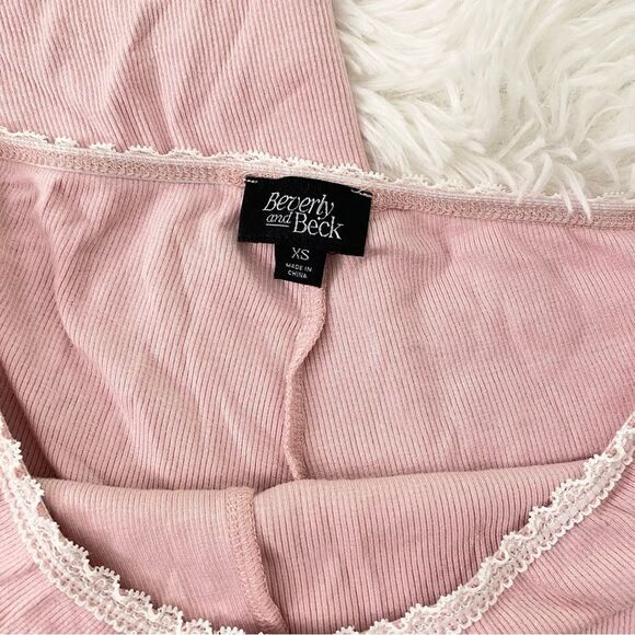 PacSun Beverly & Beck Pink Flare Pants - Picture 6 of 6